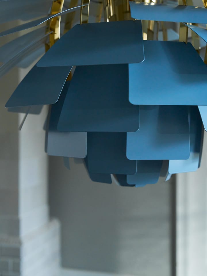 PH Artichoke Pendelleuchte Ø48cm, Dusty blue-brass metallised Louis Poulsen
