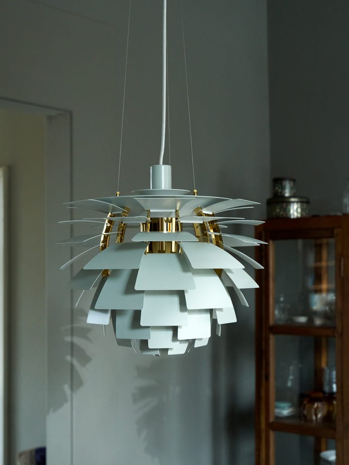 PH Artichoke Pendelleuchte Ø48cm, Dusty green-brass metallised Louis Poulsen