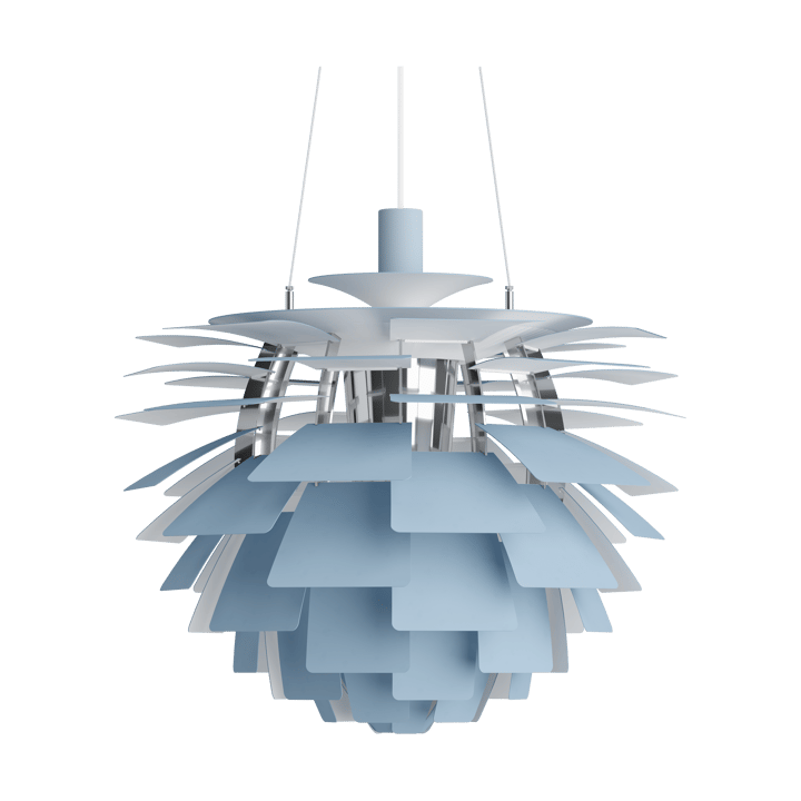 PH Artichoke Pendelleuchte Ø60cm - Dusty blue-high lustre chrome plated - Louis Poulsen