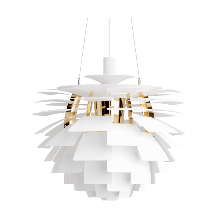 PH Artichoke Pendelleuchte Ø60cm - Soft white-brass metallised - Louis Poulsen