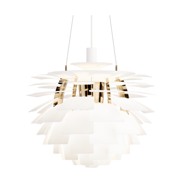 PH Artichoke Pendelleuchte Ø60cm - Soft white-brass metallised - Louis Poulsen