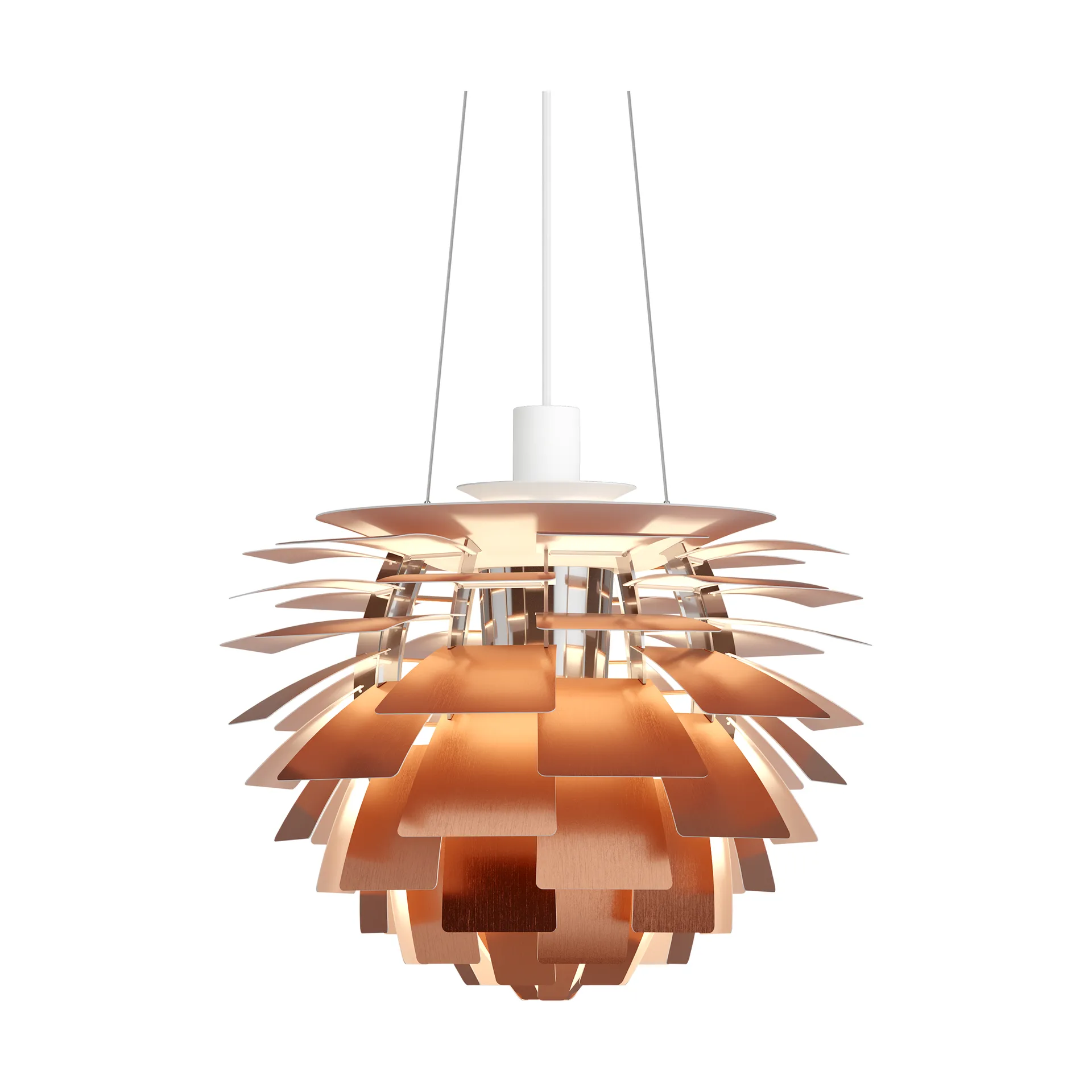 PH Artichoke Pendelleuchte LED, Kupfer, Ø48 cm Louis Poulsen