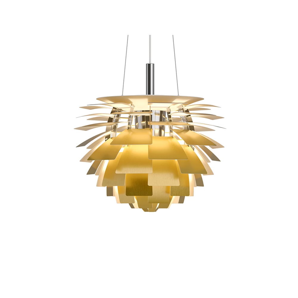 Louis Poulsen PH Artichoke Pendelleuchte LED Messing, Ø48 cm