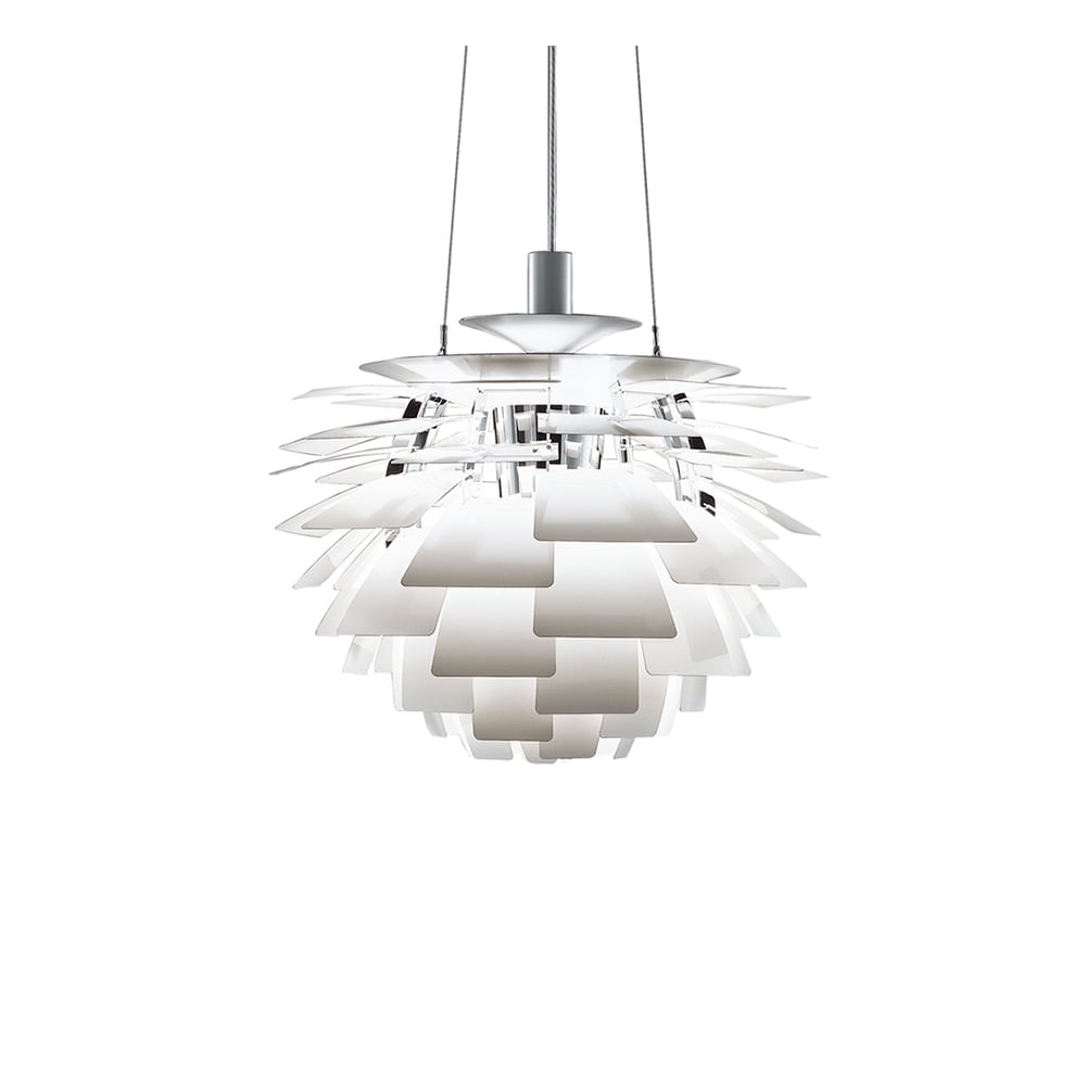 Louis Poulsen PH Artichoke Pendelleuchte LED Weiß, Ø48 cm