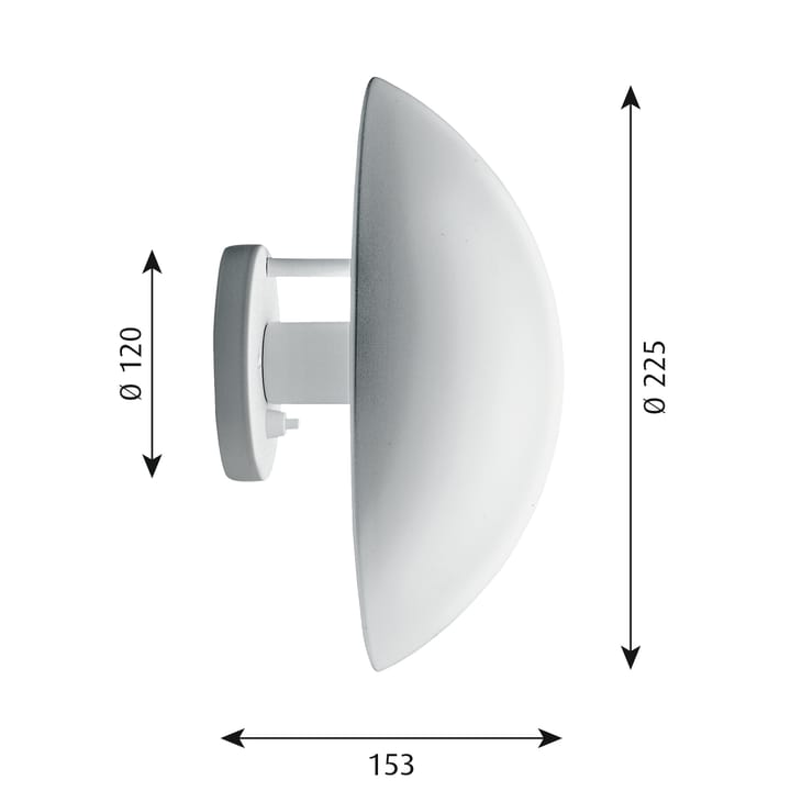 PH Hat Wandleuchte Ø22,5cm - Weiß - Louis Poulsen