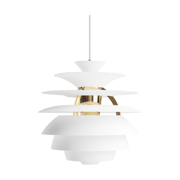 PH Snowball Pendelleuchte - Soft white-brass - Louis Poulsen