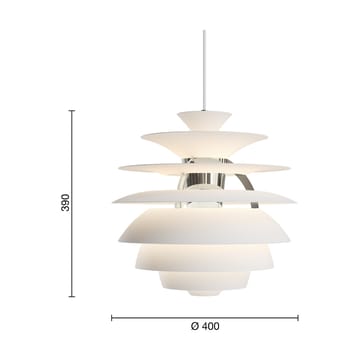 PH Snowball Pendelleuchte - Soft white-brass - Louis Poulsen