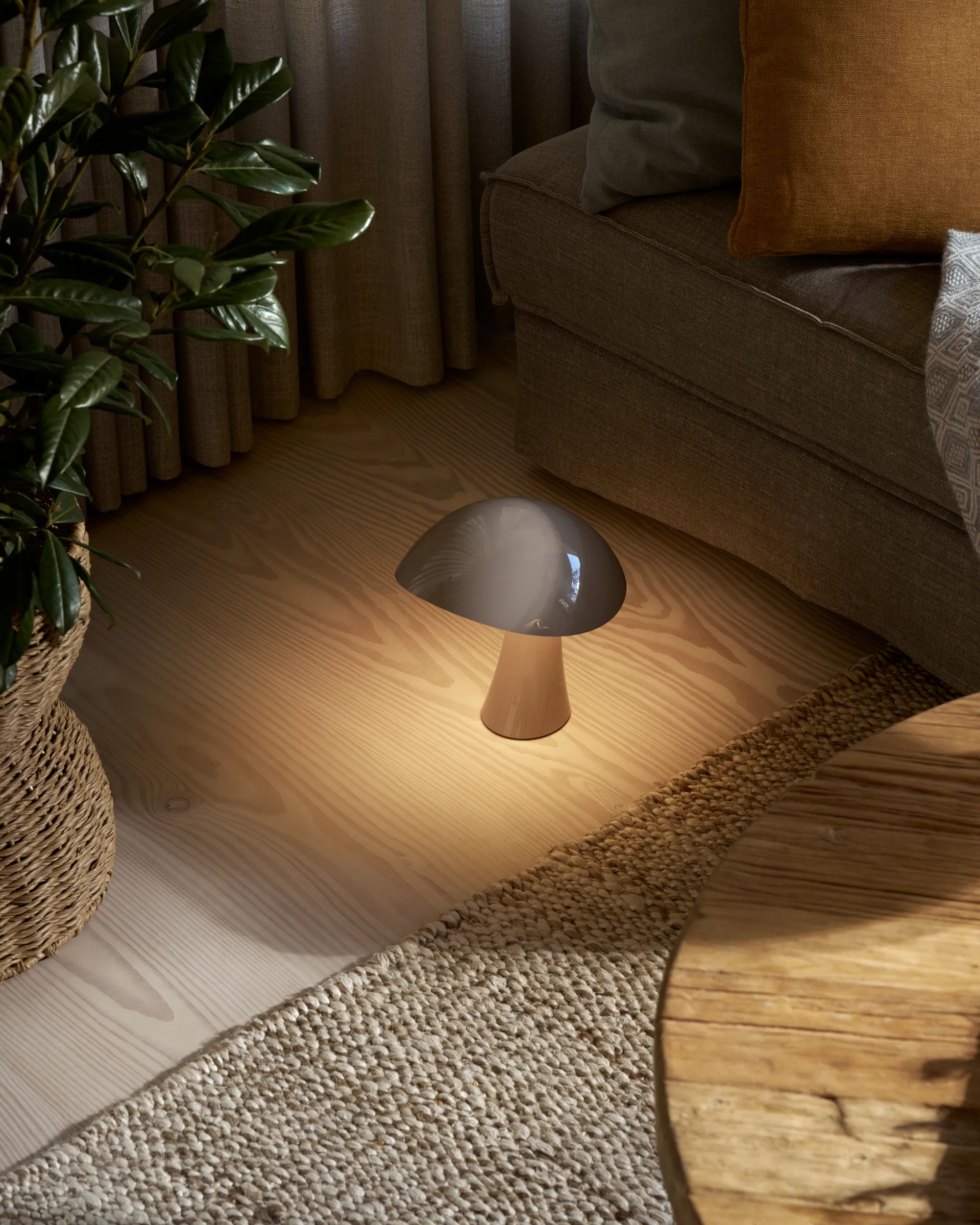 Rumee 220 portabel Tischleuchte, Earth Grey Louis Poulsen