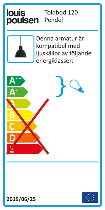 Toldbod 120 Pendelleuchte - Blau-Grau - Louis Poulsen