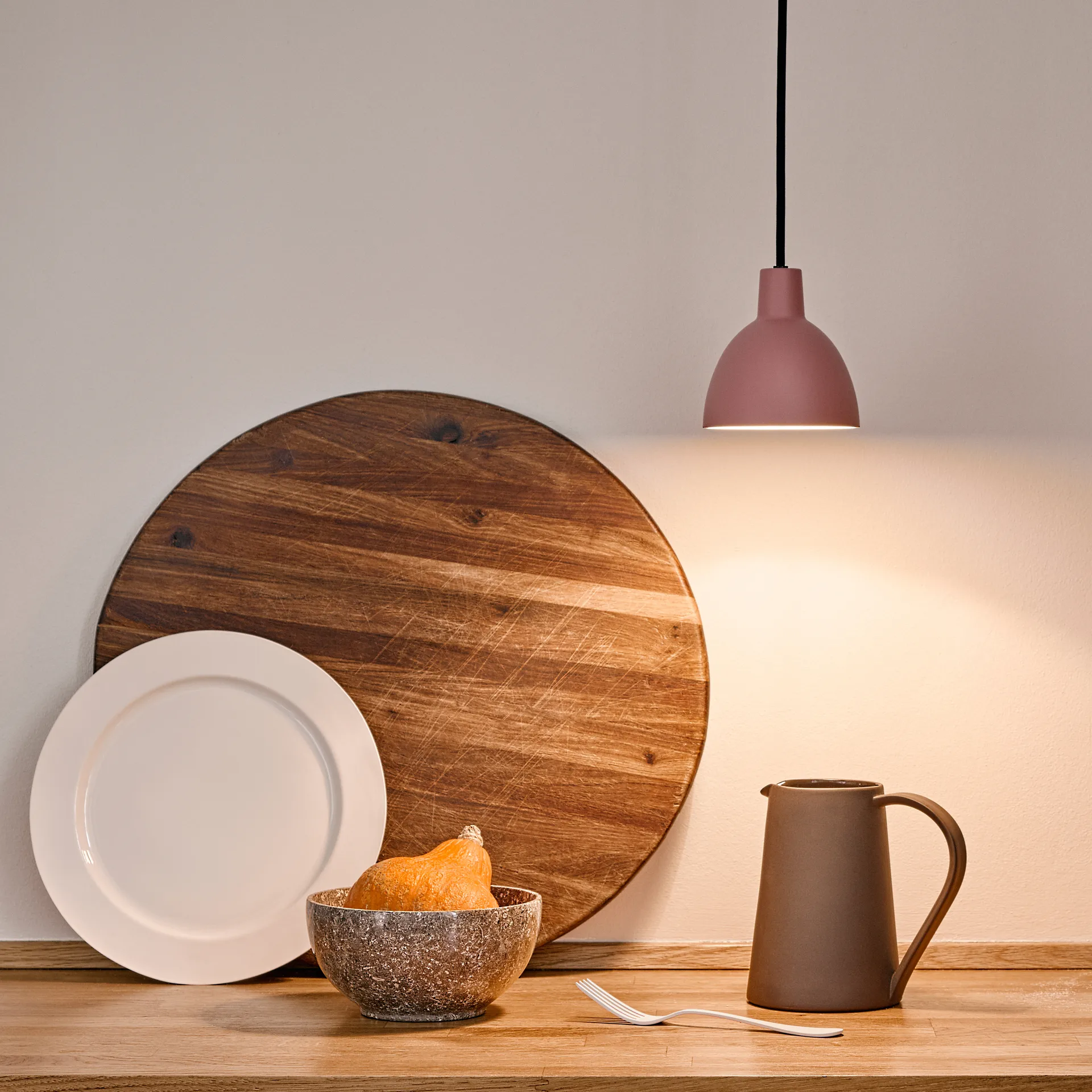 Toldbod 120 Pendelleuchte, Dunkelrosa Louis Poulsen