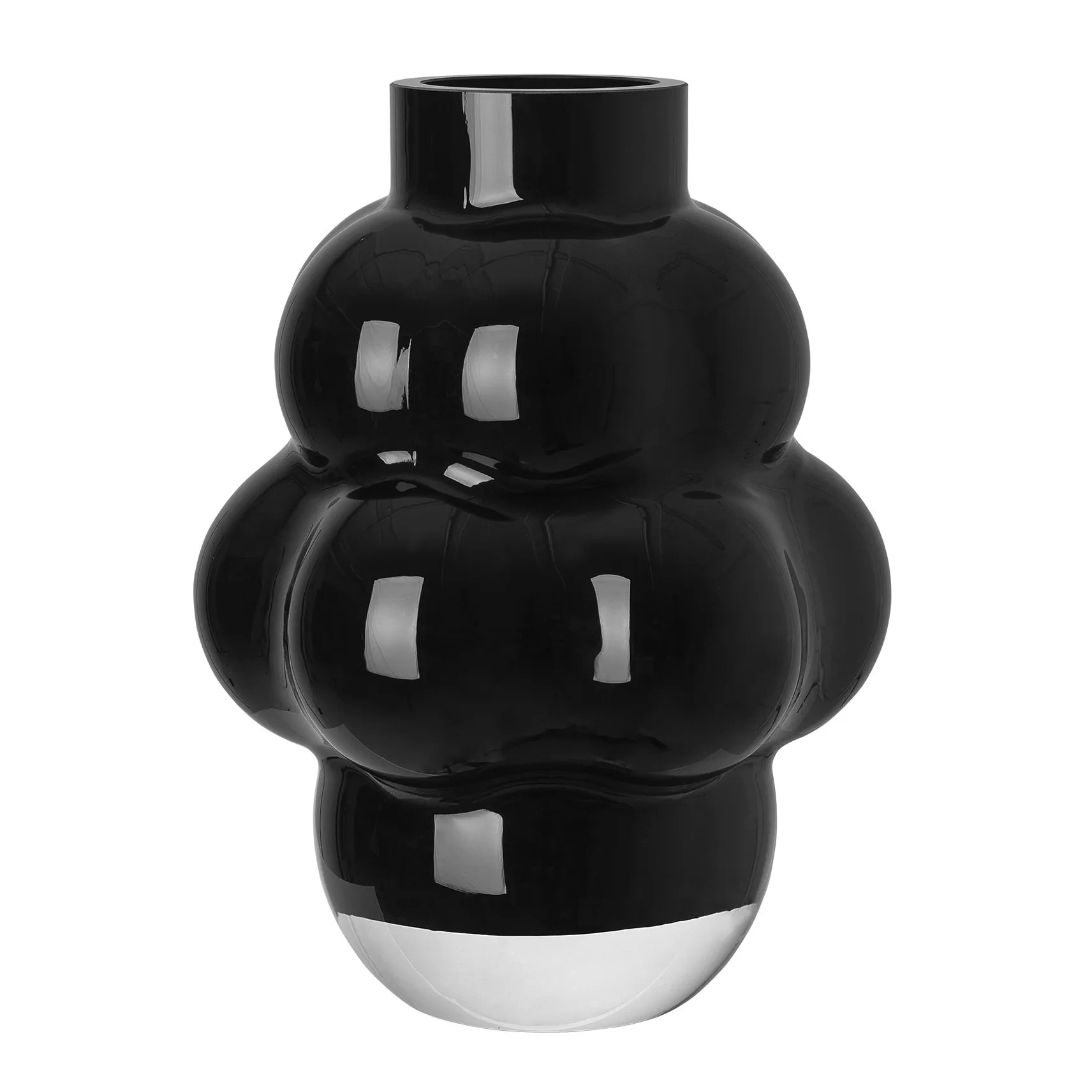 Balloon Vase 04 32cm, Schwarz Louise Roe