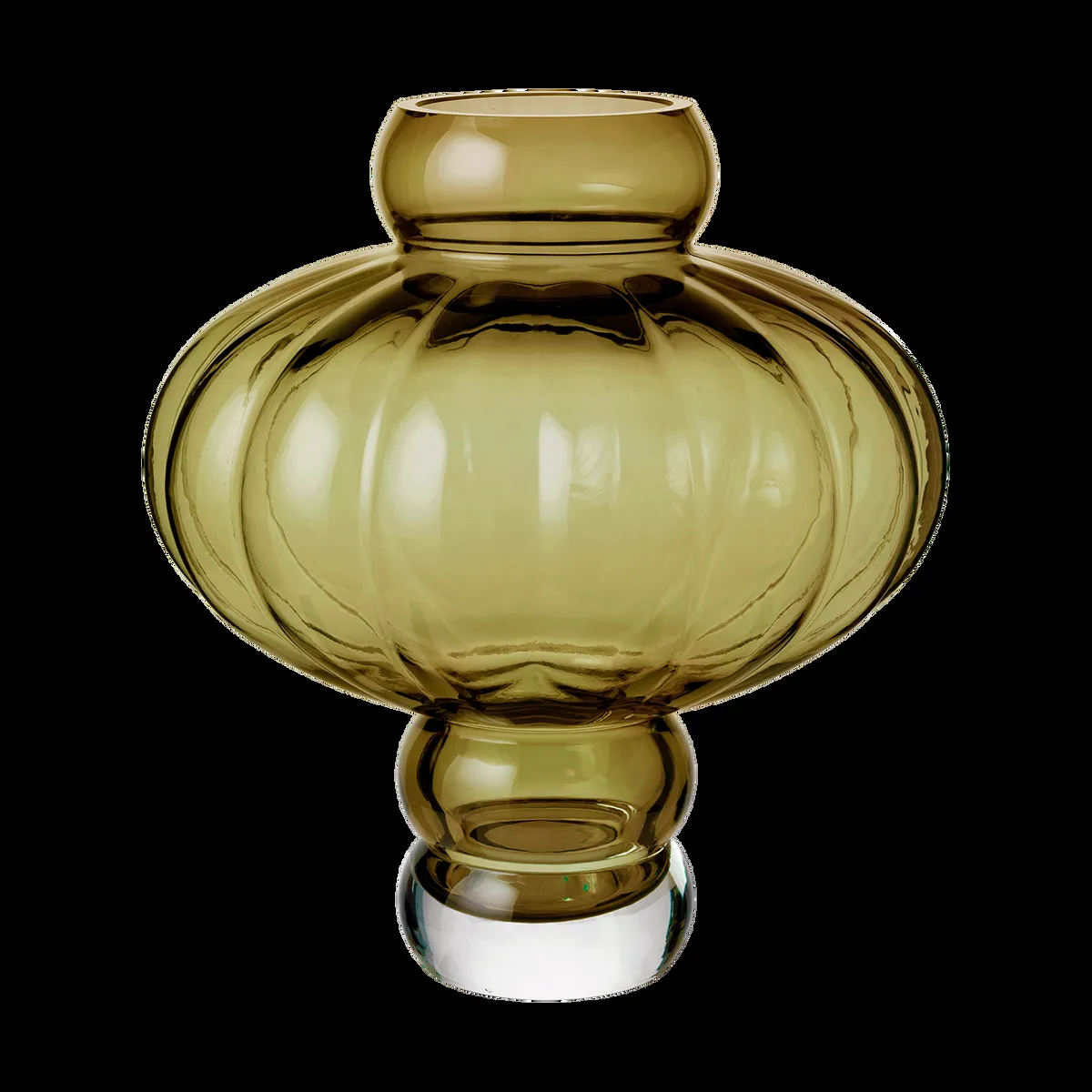 Louise Roe Balloon Vase 20cm Olive