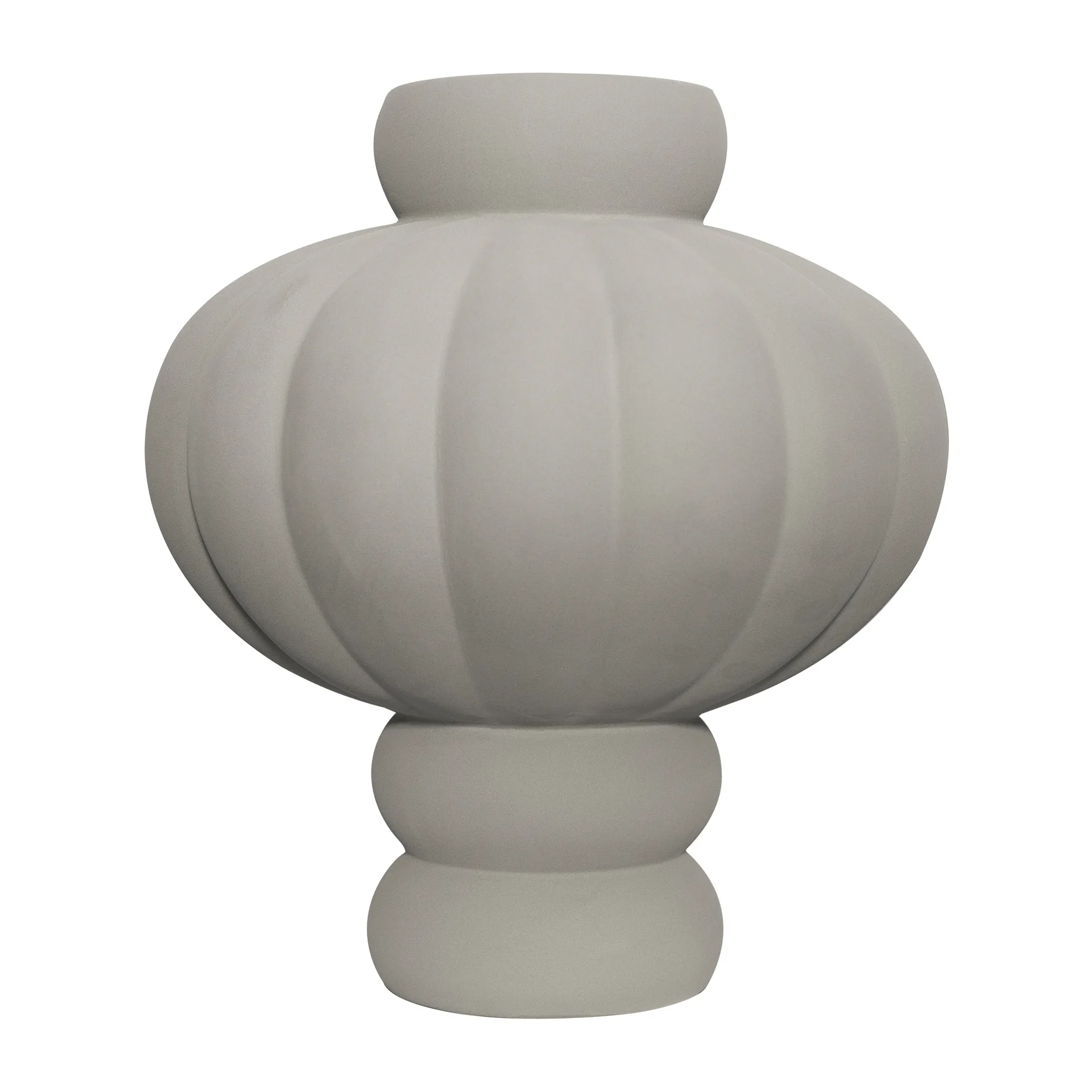 Balloon Vase 40cm, Sanded Grey Louise Roe