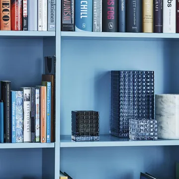 City Hurricane Vase - Blau - Louise Roe