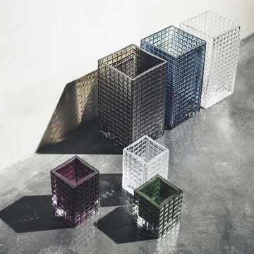 City Hurricane Vase - Blau - Louise Roe