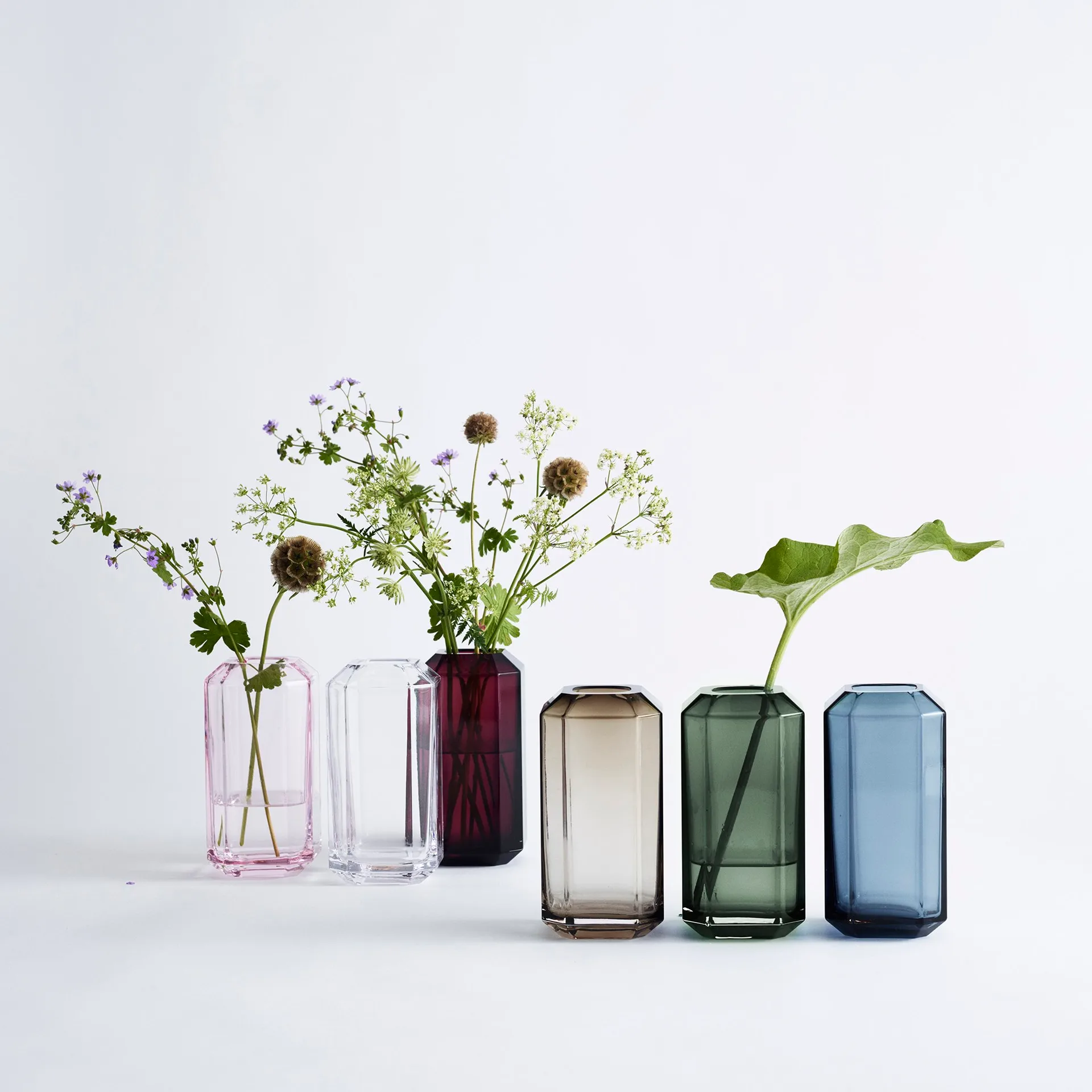 Jewel Vase klein, Klar Louise Roe