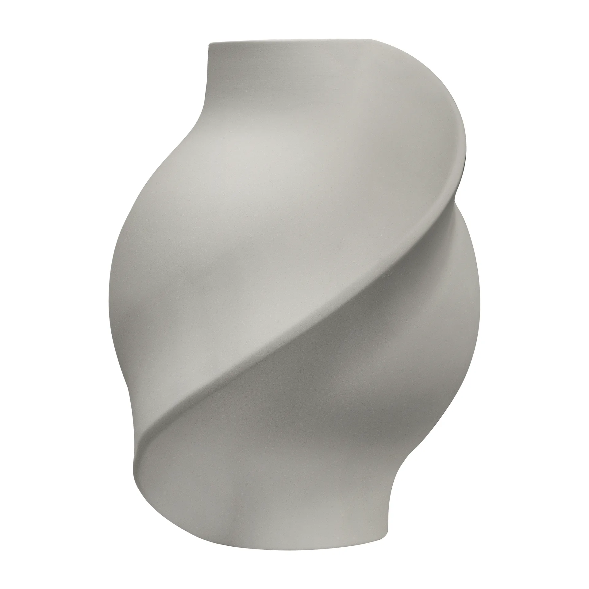 Pirout Vase 02 42cm, Sanded Grey Louise Roe