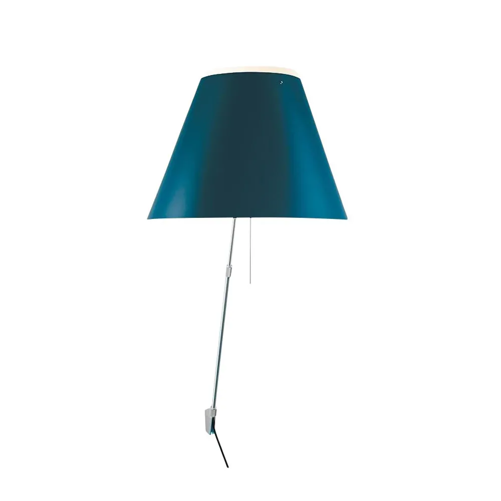 Costanza D13 a Wandleuchte, Petroleum blue Luceplan