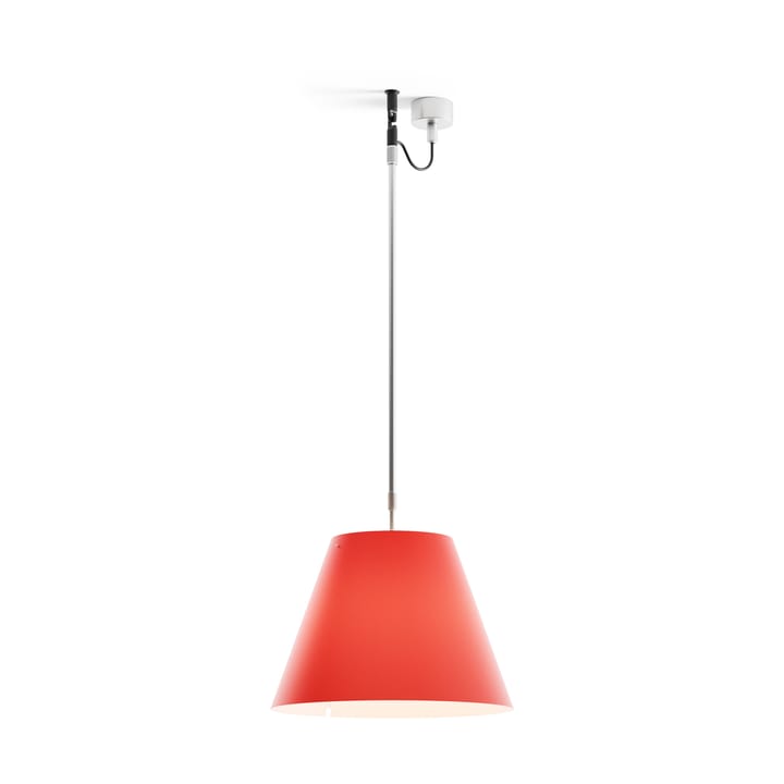 Costanza D13 s Pendelleuchte - Primary red - Luceplan