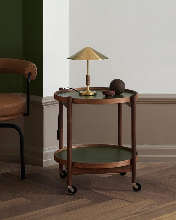 Governor 250 Tischleuchte, Brass-walnut LYFA