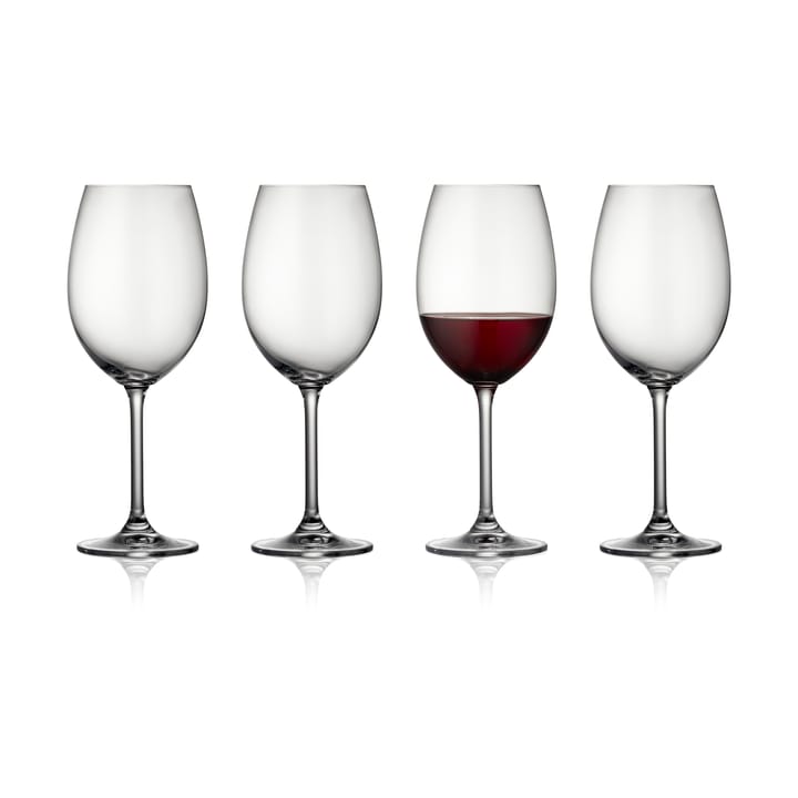 Clarity Rotweinglas 45 cl 4er Pack, Clear Lyngby Glas