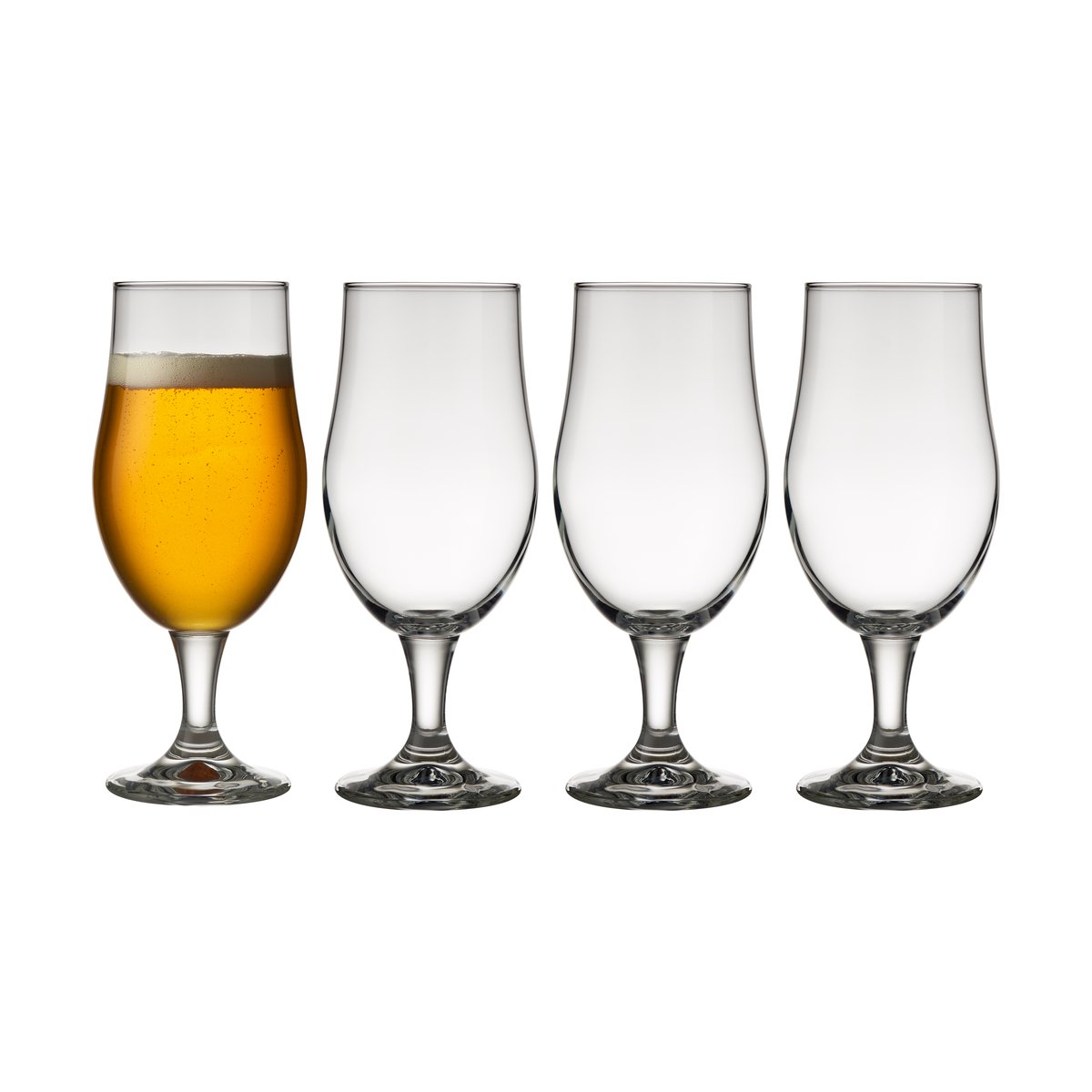 Lyngby Glas Juvel Bierglas 49 cl 4er Pack Klar