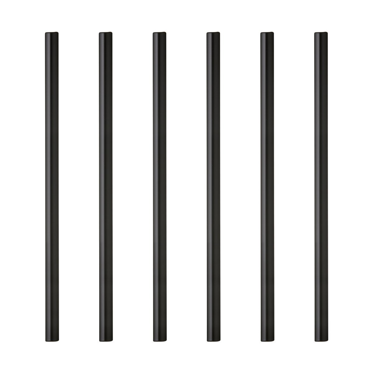 Lyngby Glas Lyngby Glas Strohhalm 14,5cm 6er Pack Schwarz