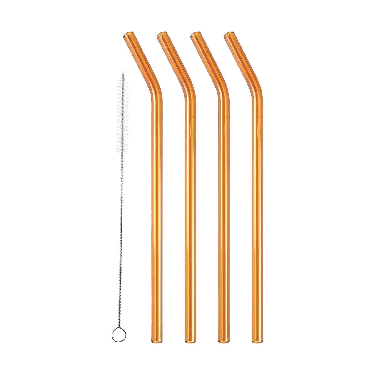 Lyngby Glas Lyngby Glas Strohhalm 21,5 cm 4er-Pack Bernstein