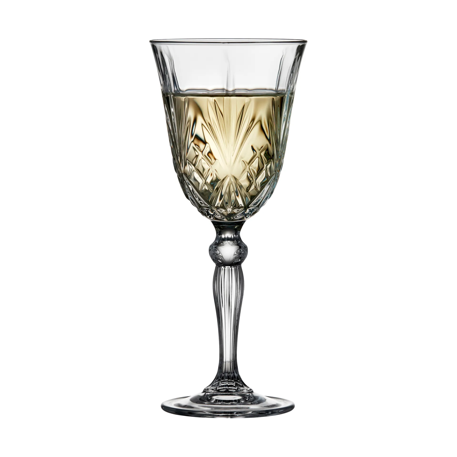 Melodia Weißweinglas 21 cl 4er Pack, Kristall Lyngby Glas