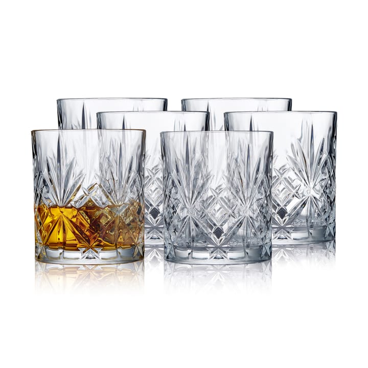 Melodia Whiskeyglas 31 cl 6er Pack - Kristall - Lyngby Glas