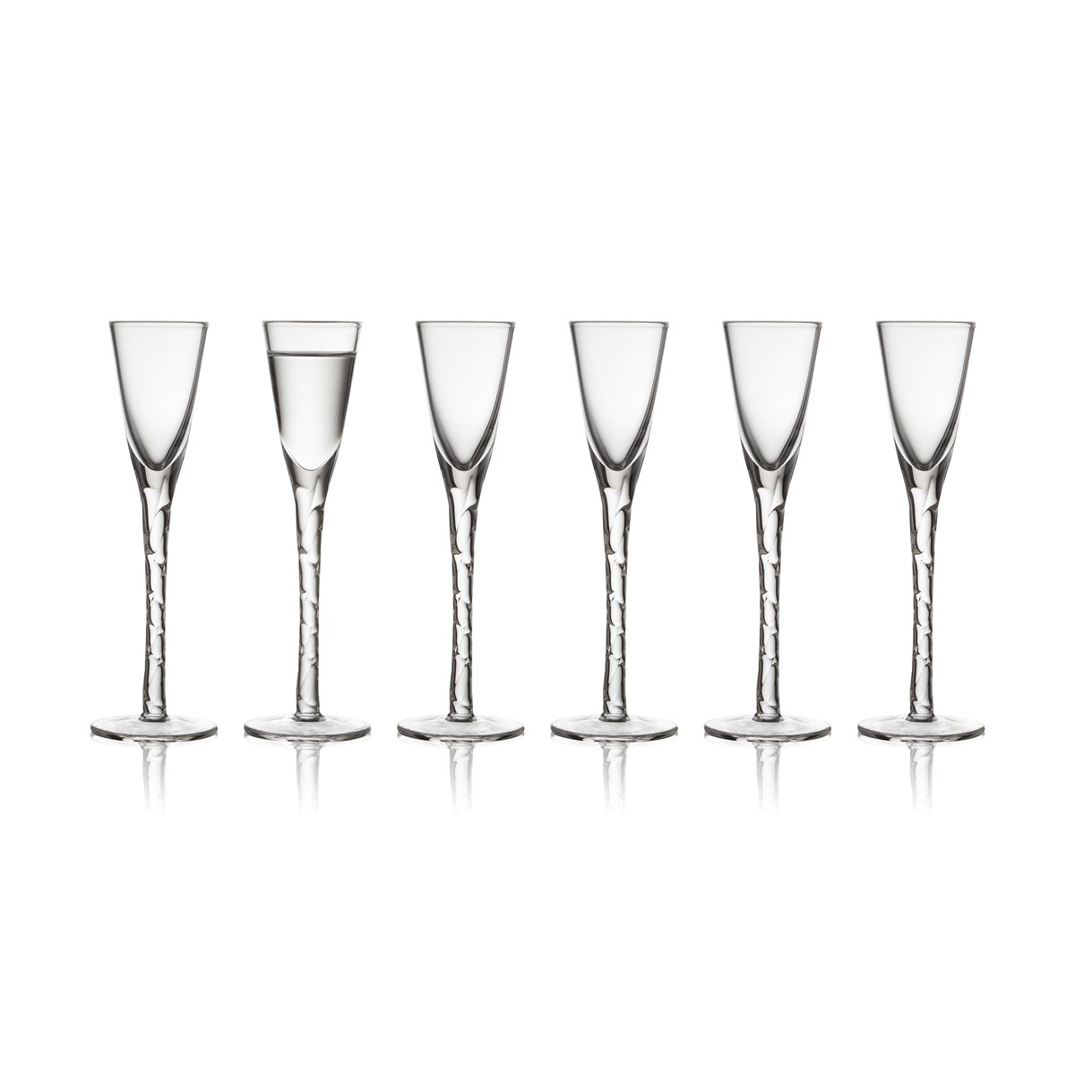 Lyngby Glas Paris Schnapsglas 2,5 cl 6er Pack Klar