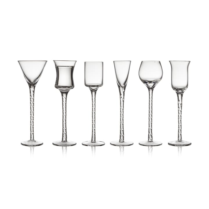 Rom Schnapsglas 2,5-5 cl 6 Teile - Klar - Lyngby Glas