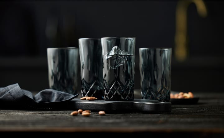 Sorrento highball Glas 38 cl 4er Pack, Smoke Lyngby Glas