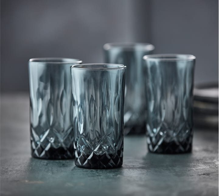 Sorrento highball Glas 38 cl 4er Pack, Smoke Lyngby Glas