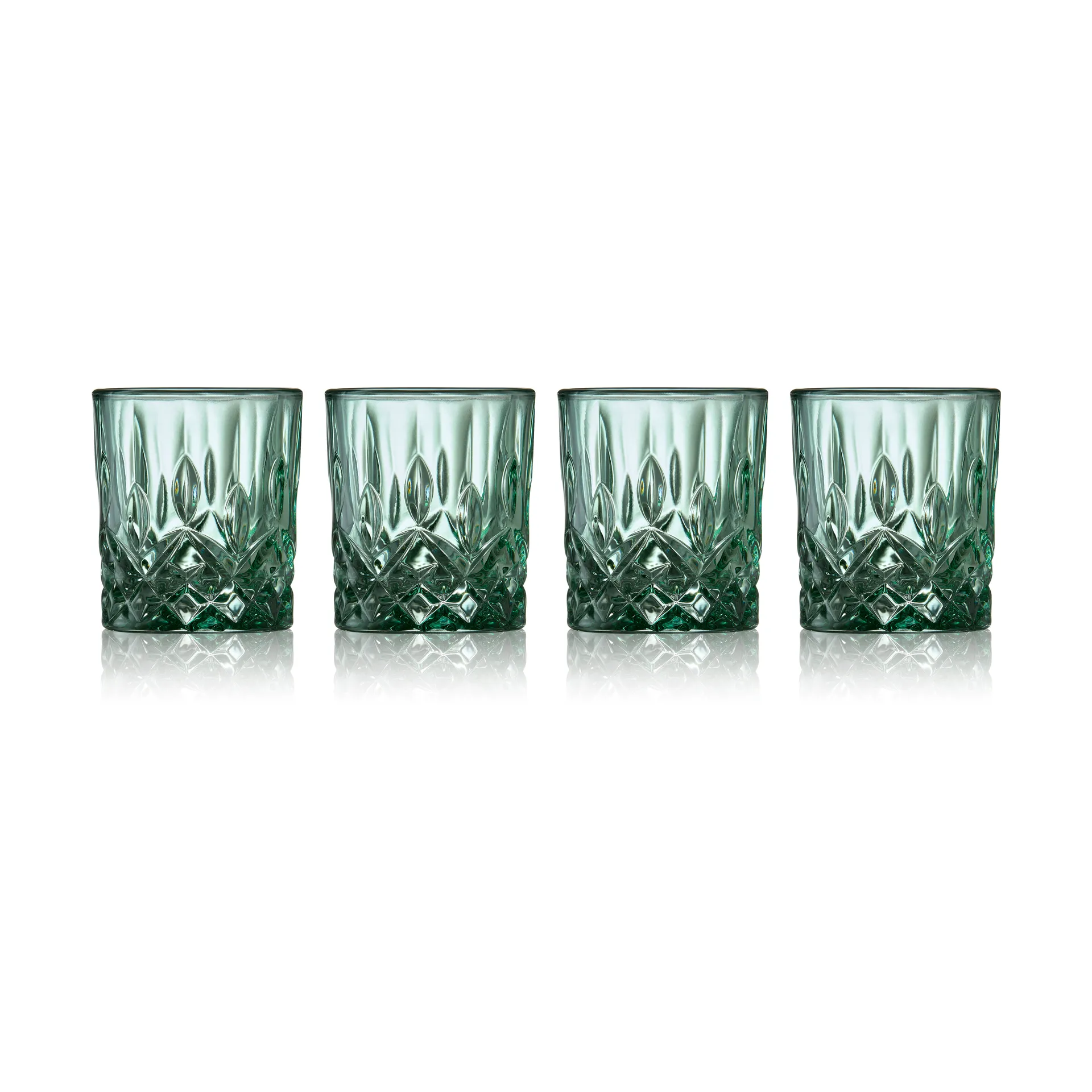 Sorrento Schnapsglas 4 cl 4er-Pack, Grün Lyngby Glas