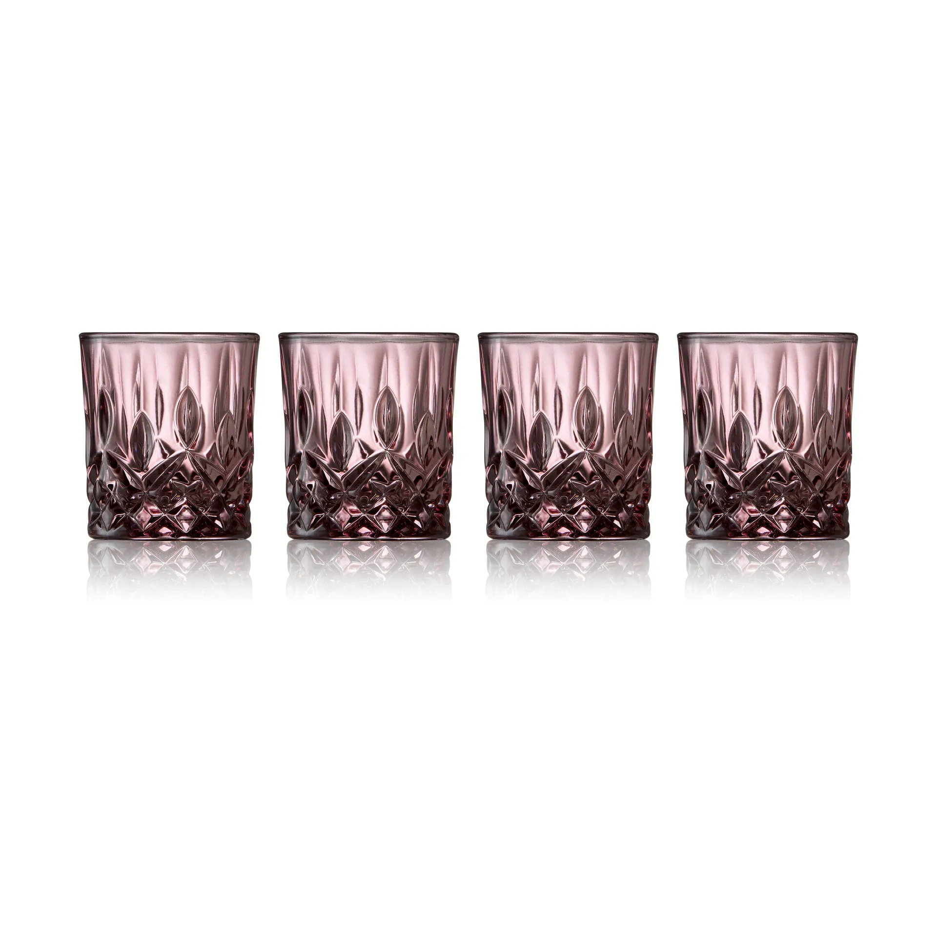 Sorrento Schnapsglas 4 cl 4er-Pack, Pink Lyngby Glas