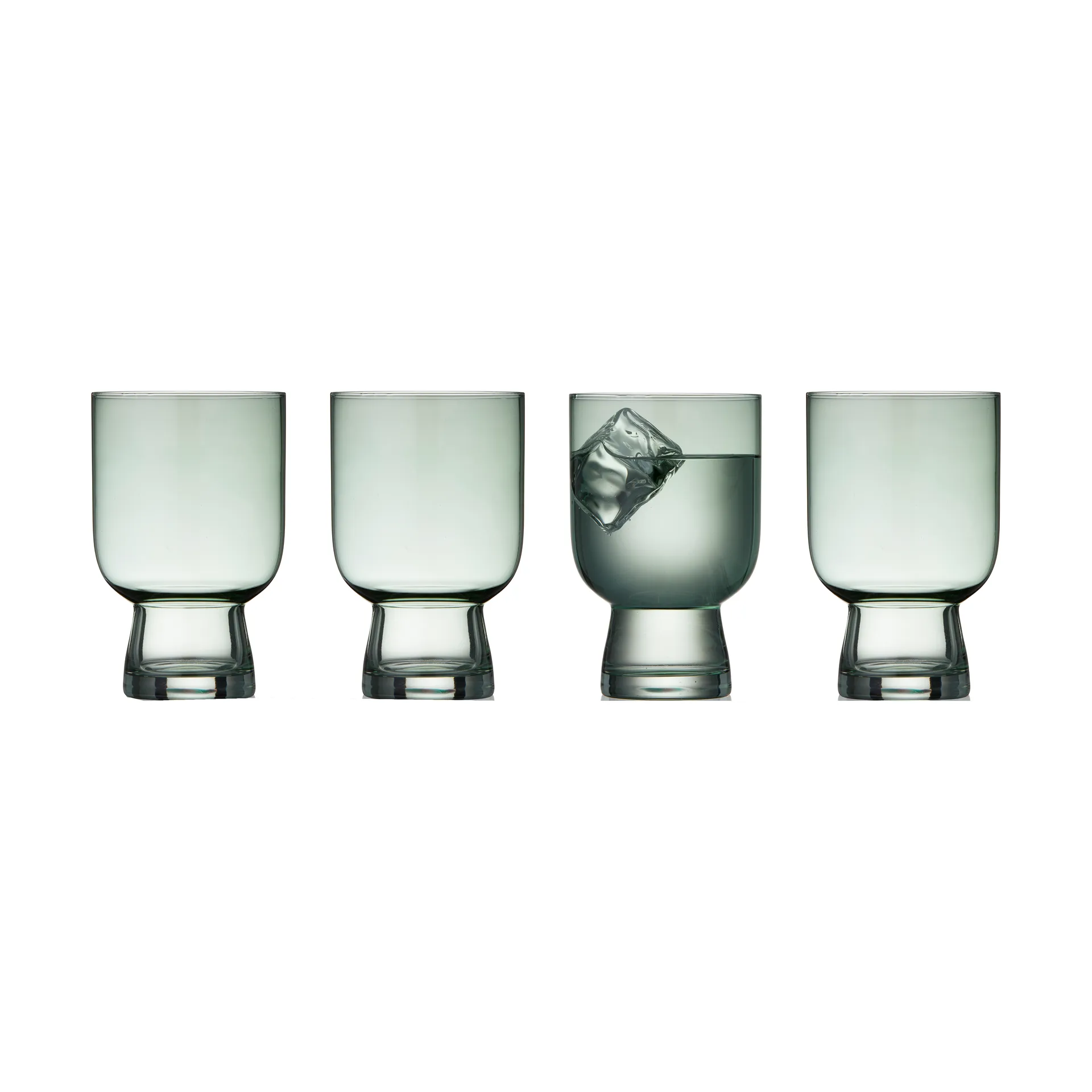 Sorrento Wasserglas 30 cl 4er-Pack, Grün Lyngby Glas