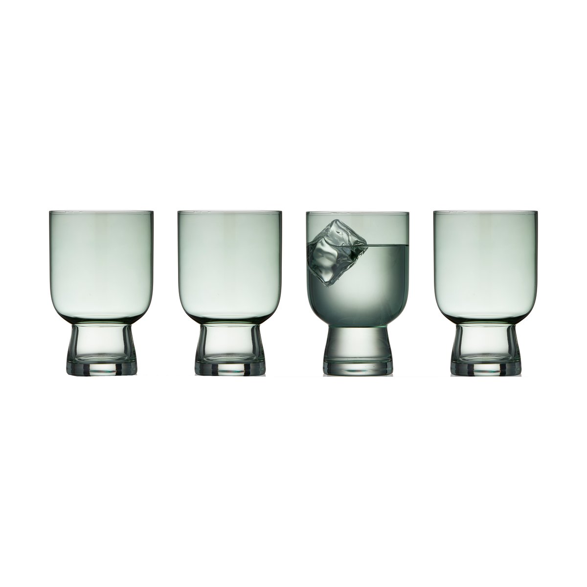 Lyngby Glas Sorrento Wasserglas 30 cl 4er-Pack Grün