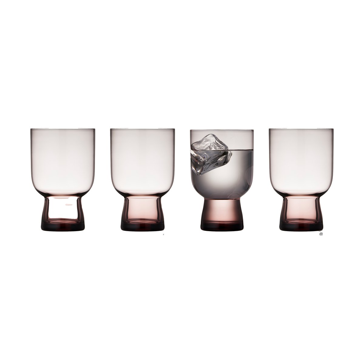 Lyngby Glas Sorrento Wasserglas 30 cl 4er-Pack Rosa