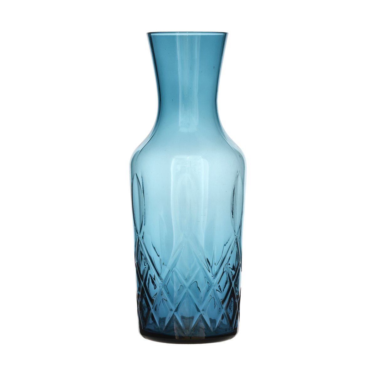 Lyngby Glas Sorrento Wasserkaraffe 1 liter Blau