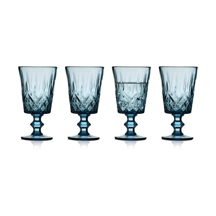 Sorrento Weinglas 29 cl 4er-Pack - Blau - Lyngby Glas