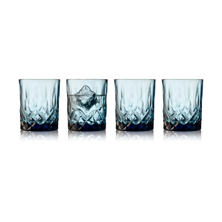 Sorrento Whiskeyglas 32 cl 4er Pack, Blue Lyngby Glas