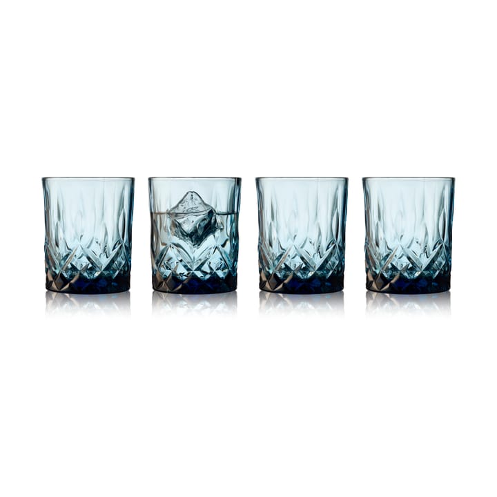 Sorrento Whiskeyglas 32 cl 4er Pack - Blue - Lyngby Glas