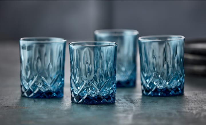 Sorrento Whiskeyglas 32 cl 4er Pack, Blue Lyngby Glas