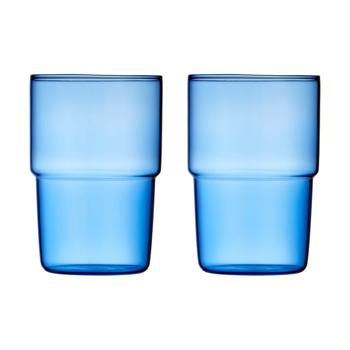 Torino Glas 40 cl 2er Pack - Blue - Lyngby Glas