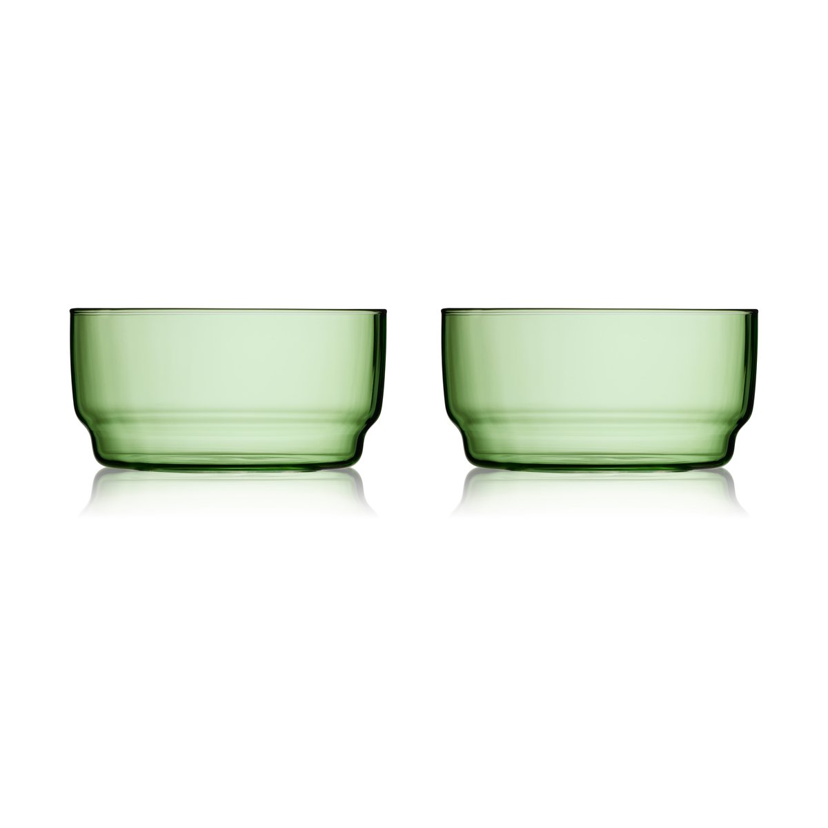 Lyngby Glas Torino Schale 50 cl 2er-Pack Grün