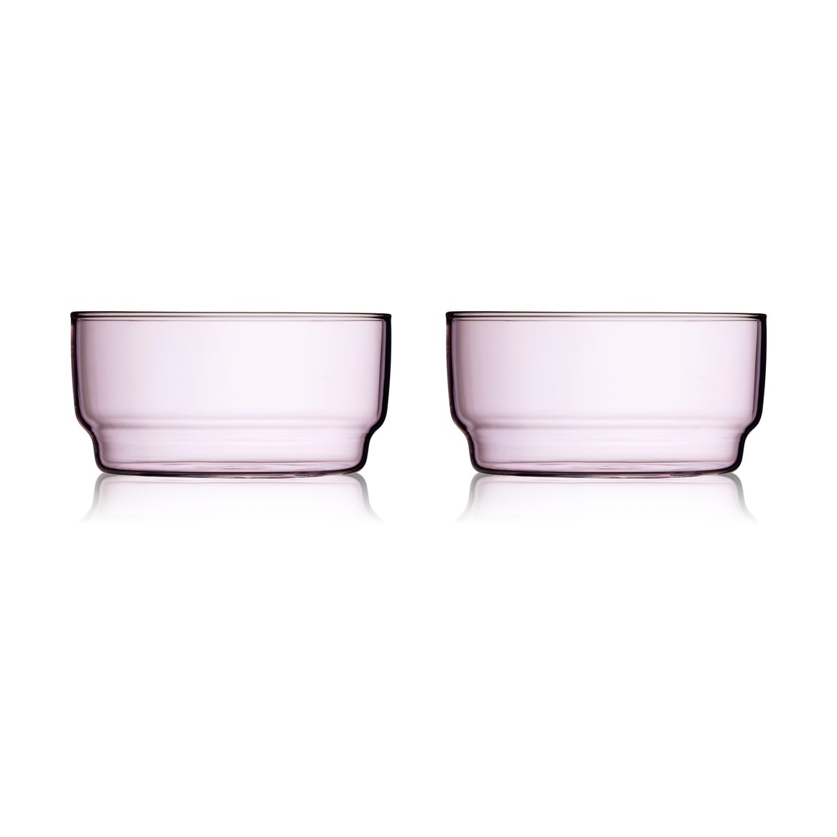 Lyngby Glas Torino Schale 50 cl 2er-Pack Pink