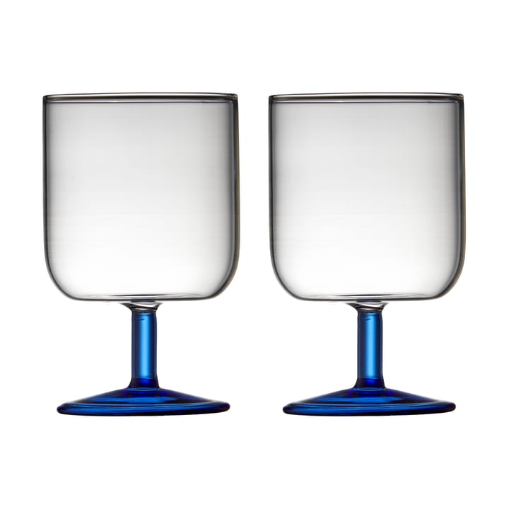 Torino Weinglas 30 cl 2er Pack - Clear-blue - Lyngby Glas