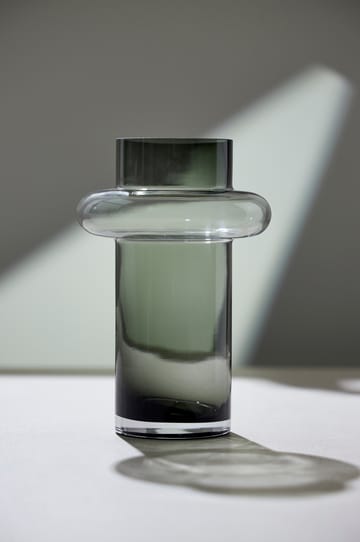 Tube Vase Glas 20cm - Smoke - Lyngby Glas