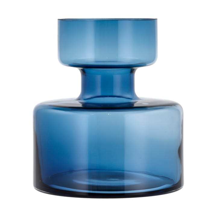 Tubular Vase Glas 20cm - Blau - Lyngby Glas